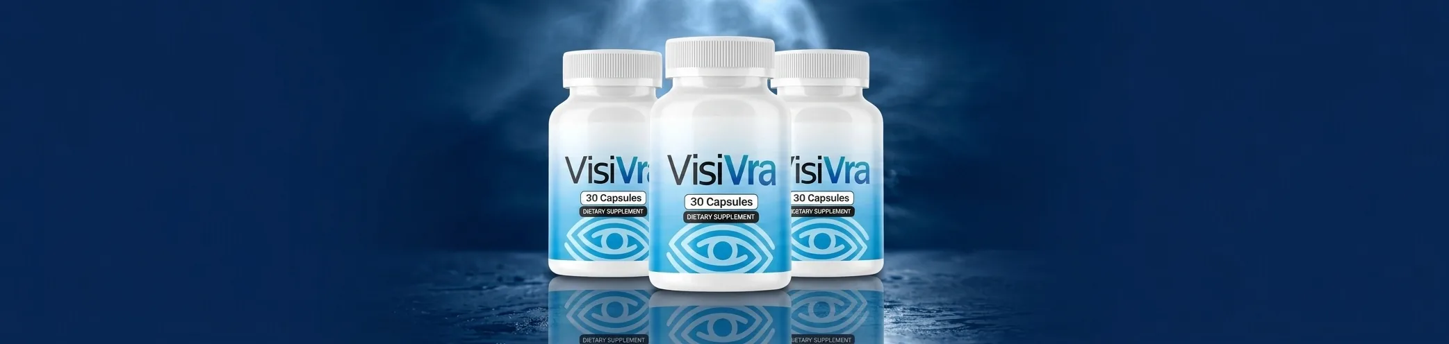 Three bottles of VISIVRA&trade;